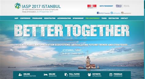 T­e­k­n­o­p­a­r­k­l­a­r­ı­ ­b­u­l­u­ş­t­u­r­a­n­ ­I­A­S­P­ ­D­ü­n­y­a­ ­K­o­n­g­r­e­s­i­,­ ­b­u­ ­y­ı­l­ ­İ­s­t­a­n­b­u­l­’­d­a­ ­d­ü­z­e­n­l­e­n­i­y­o­r­
